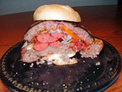 Baseball's Best Burger Clobbered by Meat Monster from Akron