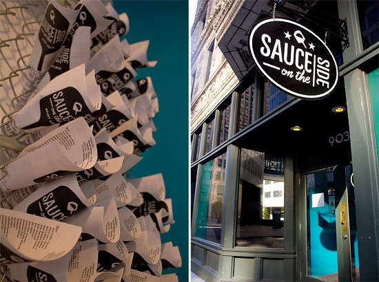 First Look: Sauce on the Side Tosses Up Fresh Calzones and Salads Downtown