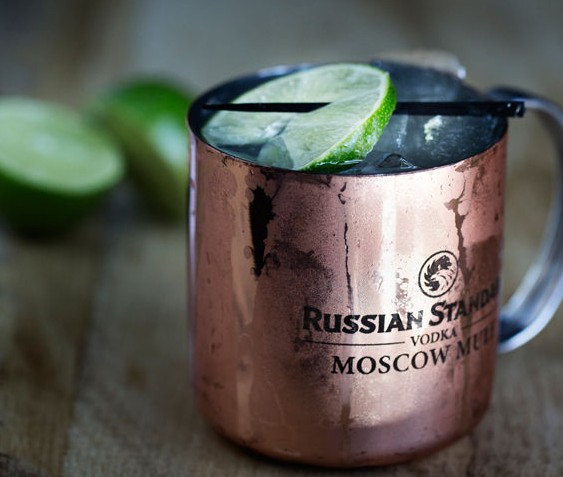 The "Moscow Mule" is vodka, ginger beer and lime. - Jennifer Silverberg