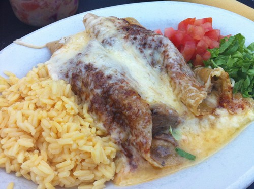 Guess Where I'm Eating these Enchiladas and Win $25 to Momos Ouzaria Taverna [Updated]!