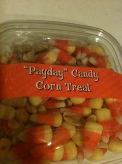 The only good use for candy corn -- fake PayDays! - Robin Wheeler