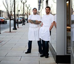Pastaria owner Gerard Craft and executive chef Adam Altnether - Jennifer Silverberg