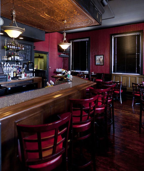 The bar inside Sassy JAC's - Jennifer Silverberg
