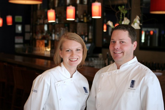 Chefs Megan and Colby Garrelts of progressive fine dining establishment Bluestem in Kansas City, Missouri - Courtesy of Estes Public Relations