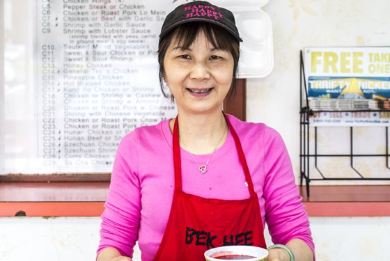 Jin Lian, mom of the family owned business with Sweet & Sour Chicken. | Jennifer Silverberg
