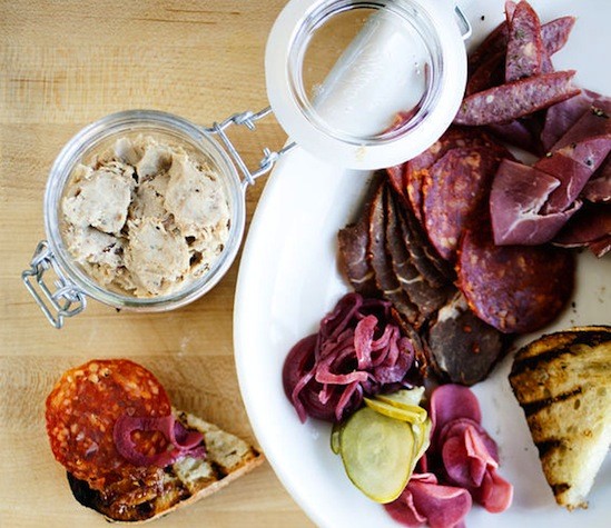 House-cured meats, including the "Potted Pig," at the Block - JENNIFER SILVERBERG