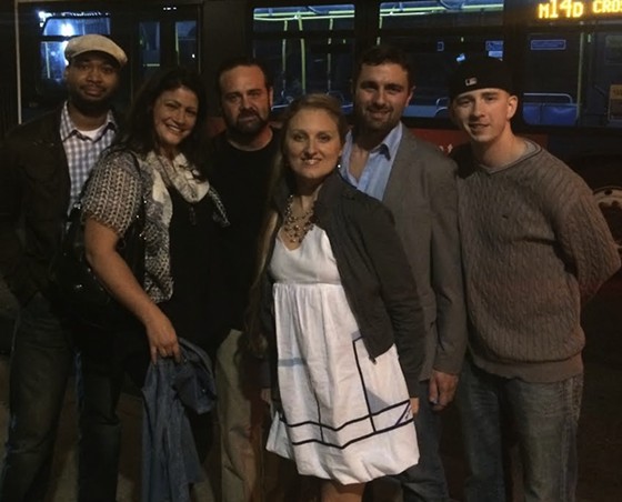 The Libertine crew in NYC(from left Philip Marshall, Audra Luedde, Nick Luedde, Audra Galliano, Josh Poletti). | Courtesy of the Libertine