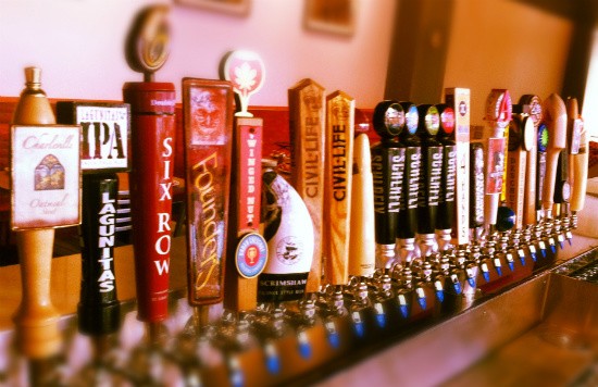 The draft beer selection at Pi is mighty marvelous and mighty local. - Chris Sommers