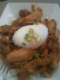 Chicken adobo with a one-hour egg, Guerrilla Streetfood. - Robin Wheeler