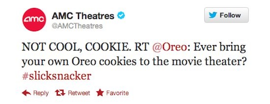 Hey, Oreos, Don't Mess With AMC Theatres