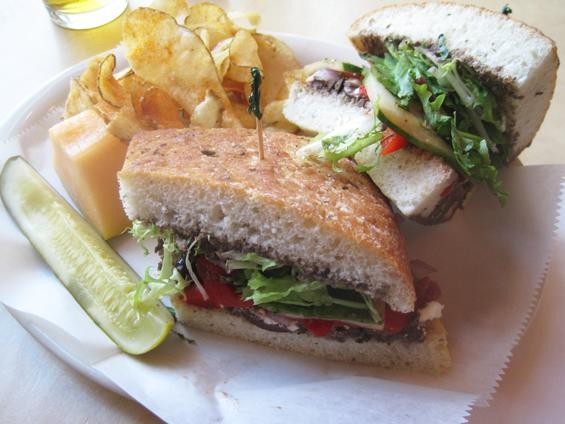 The "Morganford Mediterranean" sandwich at Local Harvest - Ian Froeb