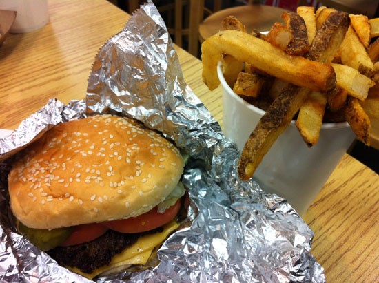 Guess Where I'm Eating this Burger and Fries and Win a Gift Certificate to Gioia's [Updated With Winner]!