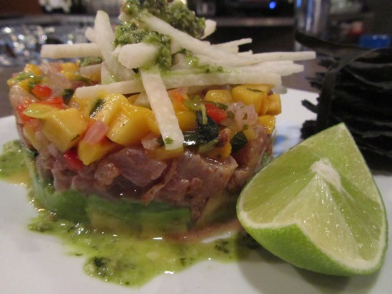 Jason Tilford of Milagro Modern Mexican: Recipe for Ceviche with Cilantro-Pepita Pesto and Mango Salsa