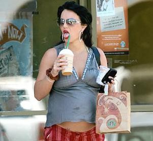 Just wait, and maybe Britney will pour that Frappuccino over her head in the shower. - hesaidandshesaid.wordpress.com