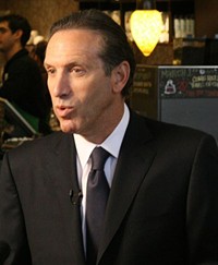 Starbucks founder, CEO Howard Schultz - User "Sillygwailo," Wikimedia Commons