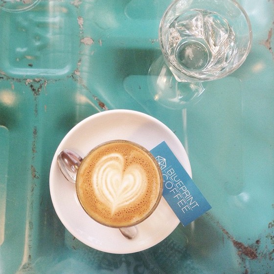 Cortado at Blueprint Coffee. | Instagram/@coffeesundays