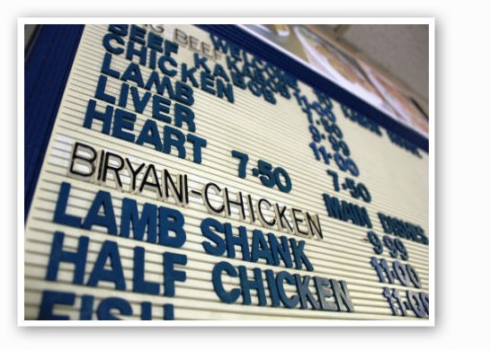 &nbsp;&nbsp;&nbsp;&nbsp;&nbsp;&nbsp;&nbsp; The Kabob House menu gets right to the heart of things. | Pat Kohm