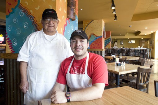 Chuy (left) and Coby Arzola (Eddie Arzola - not shown) - the family business. See more photos. - Photo: Jennifer Silverberg