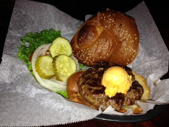 The classic burger at Blueberry Hill. | Cheryl Baehr