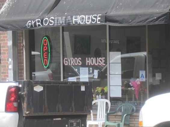 The open sign is lit once again at Gyro House. - Ian Froeb
