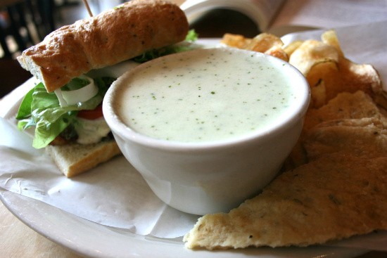 Guess Where I'm Eating this BLT with Cucumber Soup and Win a $10 Gift Certificate to Gokul [Updated With Winner]!
