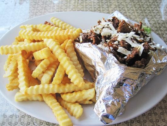 The "Special Gyro Sandwich" at South Grand Gyro Express - Ian Froeb