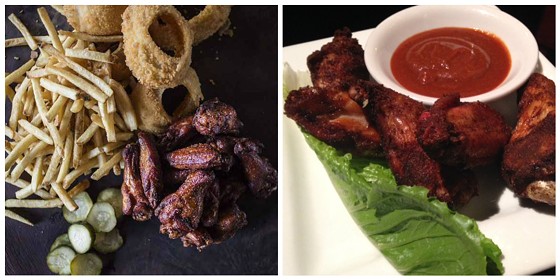 Smoked wings at WildSmoke and the Shaved Duck. | Jennifer Silverberg (left)/Cheryl Baehr (right)