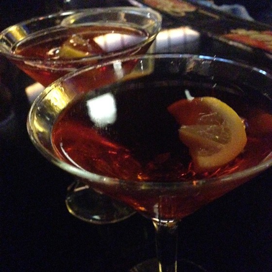 Belvedere cocktails at the Crown Room. | Nancy Stiles