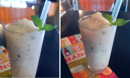 The mojito made with cachaca rum, fresh mint leaves and lime sorbet at Baileys' Range. - Liz Miller