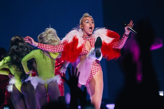 Miley Cyrus has kicked "Hannah Montana" to the curb for good. See more photos here. - Bryan Sutter