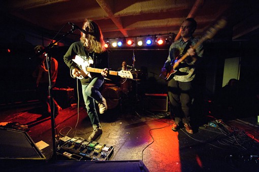 Girls last night at the Gargoyle. See the full concert slideshow here. - Photo: Todd Owyoung