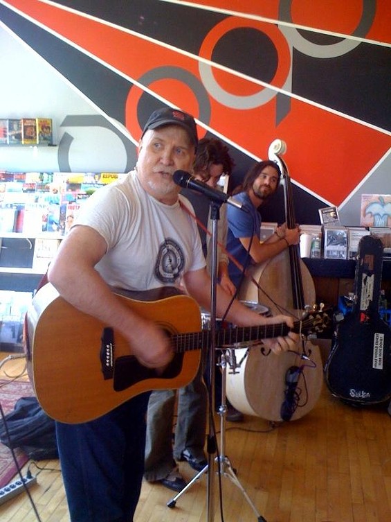 Bob Reuter performs at Apop Records on Record Store Day - Nick Lucchesi