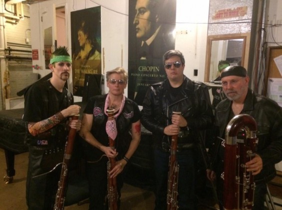 These St. Louis Symphony bassoon players were born to be wild. - via @adamcrane | Twitter