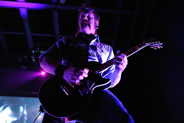 Bill Kelliher of Mastodon. See more photos from last night's show. - Photo: Todd Owyoung