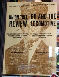 Bo and the Locomotive, Union Tree Review, Pennyhawk: July 28-August 3 in Show Flyers