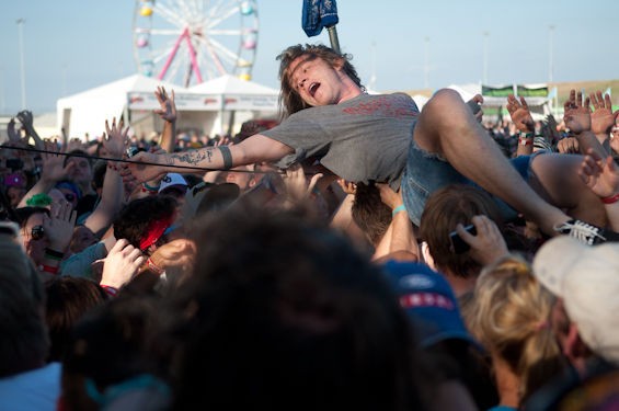 Cage the Elephant at the debut Kanrocksas in 2011. - Jon Gitchoff