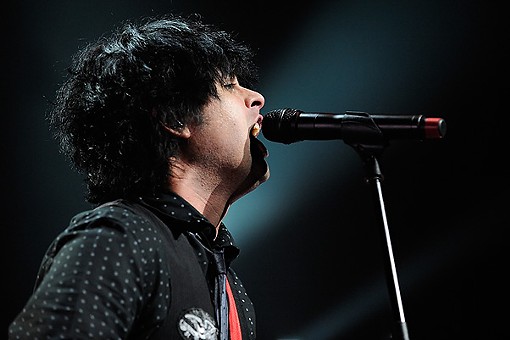 From last night's show at the Scottrade Center. See more photos of Green Day last night. - Photo: Todd Owyoung