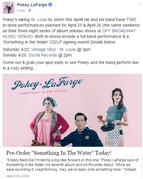 Listen to Pokey LaFarge's Full New Album, Something in the Water