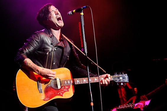 Butch Walker last night at the Pageant. - Photo: Todd Owyoung