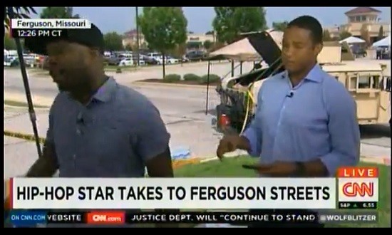 Talib Kweli Visits Ferguson, Squares Off With CNN Reporter