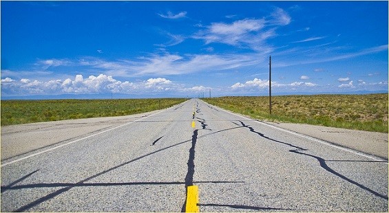 The open road is calling your name. - Ron Cogswell / Flickr