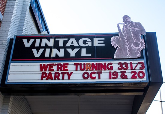 Vintage Vinyl celebrates its 33 1/3 anniversary this weekend. - Mabel Suen