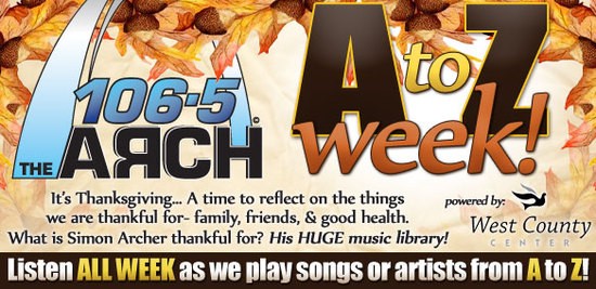 The Arch is Playing its Entire, 1,400 Song Library (?) in Alphabetical Order This Week