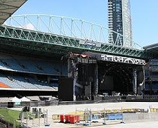 AC/DC's huge outdoor stage. Is this who's coming? We'll find out Monday. - Adam.J.W.C./Wikimedia Commons