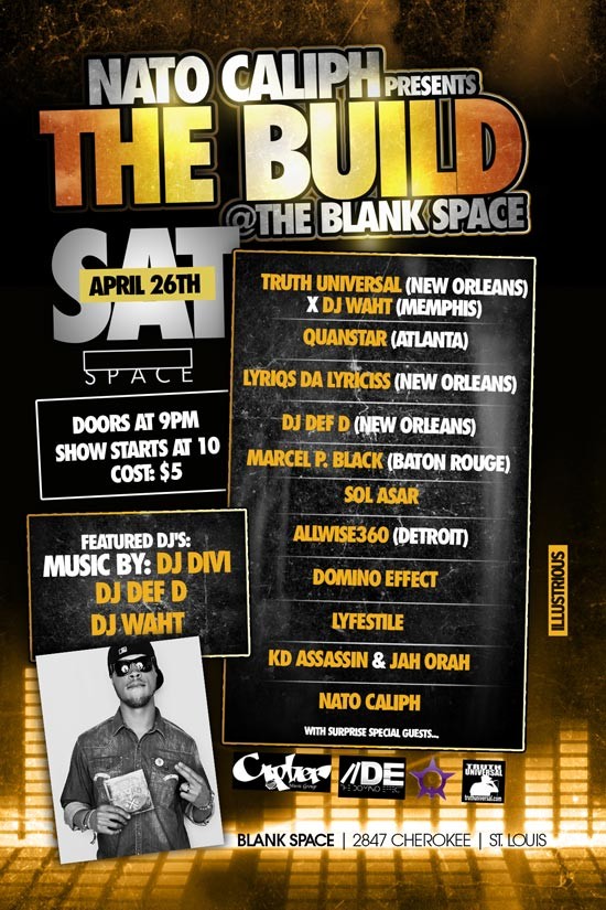 Nato Caliph Presents "The Build" at Blank Space