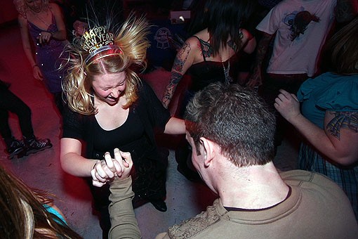 "Dance Fiasco" last night at the Skatium. See more photos from last night. - Photo: Nick Schnelle