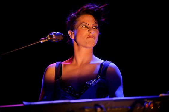 Amanda Palmer of the Dresden Dolls at the Pageant - Todd Owyoung