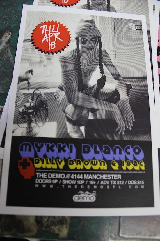 Mykki Blanco, George Porter, Jr., Mitis and More Show Flyers