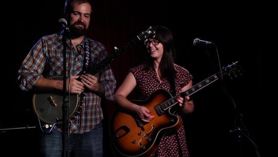 Karl Eggers and Beth Bombara at Off Broadway - Courtesy of the Chevy Music Showcase