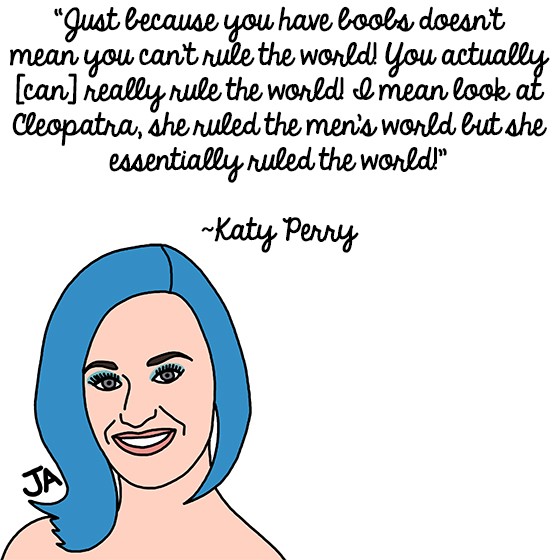 Katy Perry, Talking About Her Boobs Again